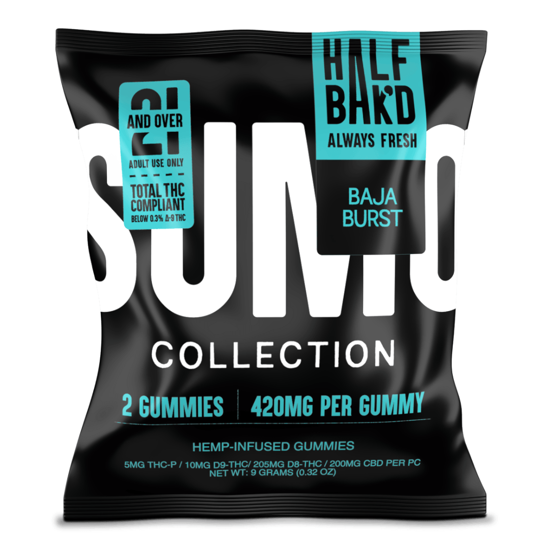 Half Bak'd Sumo Gummies 420mg | 2pk - Indakouch