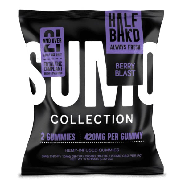 Half Bak'd Sumo Gummies 420mg | 2pk - Indakouch