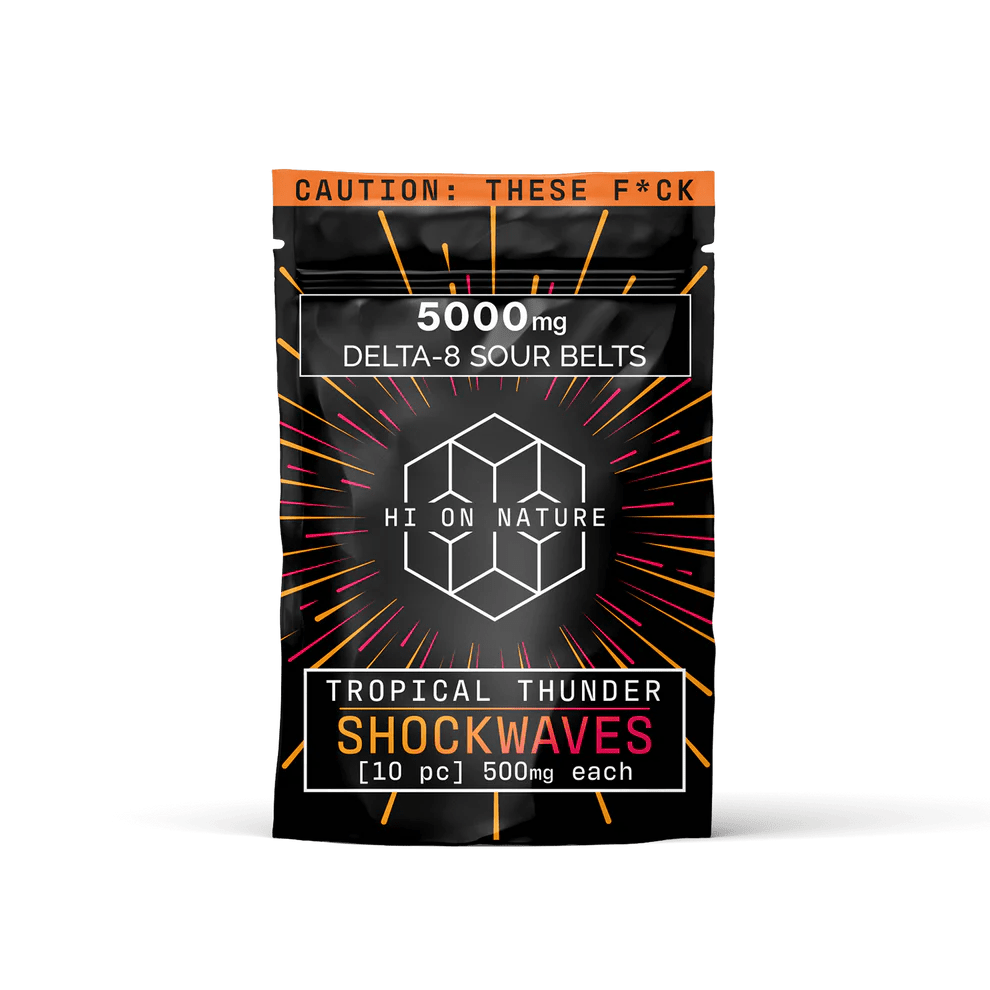 Hi On Nature 5000mg DELTA 8 SHOCKWAVES - TROPICAL THUNDER - Indakouch